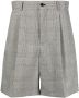 Noir Kei Ninomiya Shorts met gingham ruit Zwart - Thumbnail 1