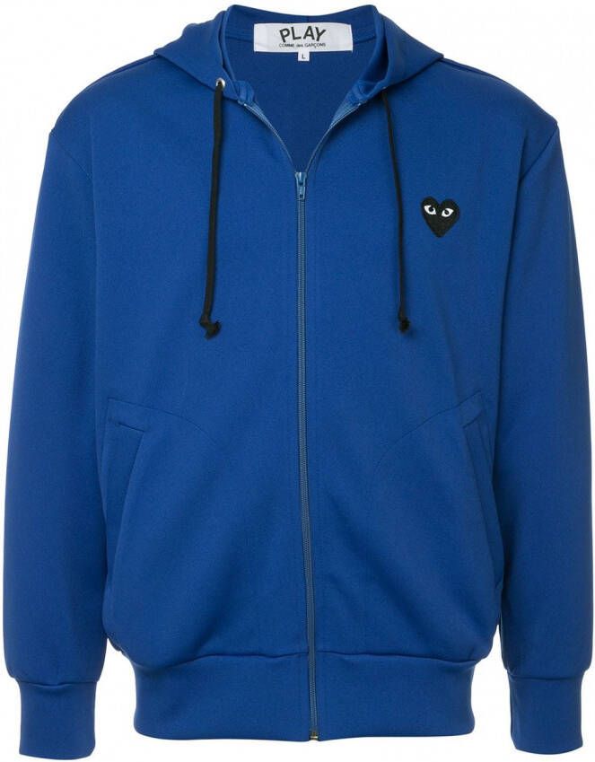 Comme Des Garçons Play Big Heart hoodie met logo Blauw