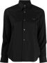 Comme Des Garçons Blouse met logo Zwart - Thumbnail 1
