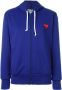 Comme Des Garçons Play embroidered heart hoodie Blauw - Thumbnail 1