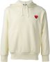 Comme Des Garçons Play embroidered logo hoodie Beige - Thumbnail 1