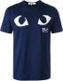 Comme Des Garçons Play eye print T-shirt Blauw - Thumbnail 1