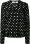 Comme Des Garçons Play gebreide polka dot trui Zwart - Thumbnail 1