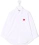 Comme Des Garçons Play Kids Button-up shirt Wit - Thumbnail 1