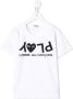 Comme Des Garçons Play Kids T-shirt met print Wit - Thumbnail 1