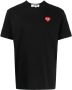 Comme Des Garçons Play T-shirt met logopatch Zwart - Thumbnail 1