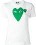 Comme Des Garçons Play logo print T-shirt Wit - Thumbnail 1