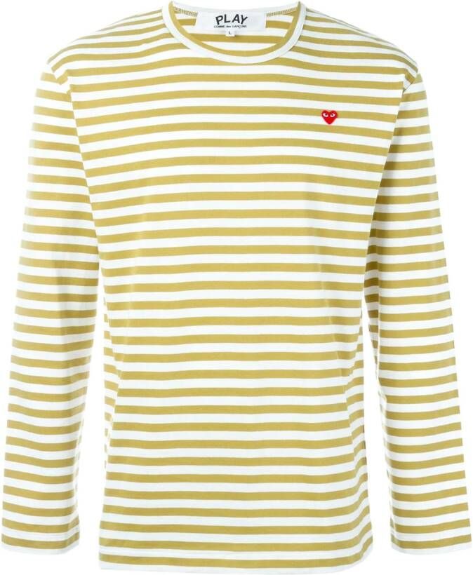 Comme Des Garçons Play mini-hartT-shirt Beige