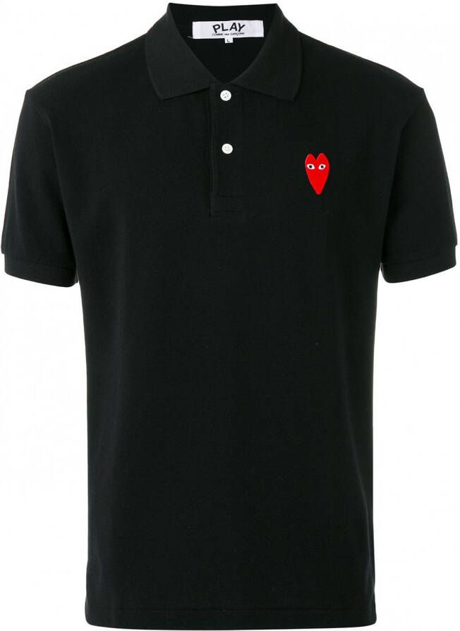 Comme Des Garçons Play polo shirt Zwart
