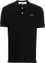 Comme Des Garçons Play poloshirt met geborduurd logo Zwart - Thumbnail 1