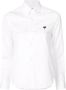 Comme Des Garçons Play Shirt met geborduurd logo Wit - Thumbnail 1