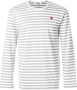 Comme Des Garçons Play t-shirt met hartlogo Grijs - Thumbnail 1
