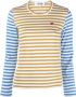 Comme Des Garçons Play T-shirt met hartpatch Blauw - Thumbnail 1