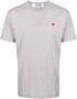 Comme Des Garçons Play T-shirt met hartpatch Grijs - Thumbnail 1