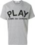 Comme Des Garçons Play printed logo T-shirt Grijs - Thumbnail 1