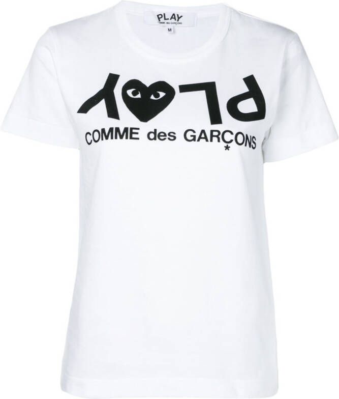 Comme Des Garçons T-shirt met logoprint Wit
