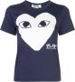 Comme Des Garçons Play T-shirt met print Blauw - Thumbnail 1