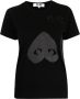 Comme Des Garçons Play T-shirt met print Zwart - Thumbnail 1