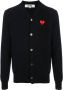 Comme Des Garçons Play Vest met geborduurd logo Blauw - Thumbnail 1