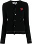 Comme Des Garçons Play Vest met geborduurd logo Zwart - Thumbnail 1