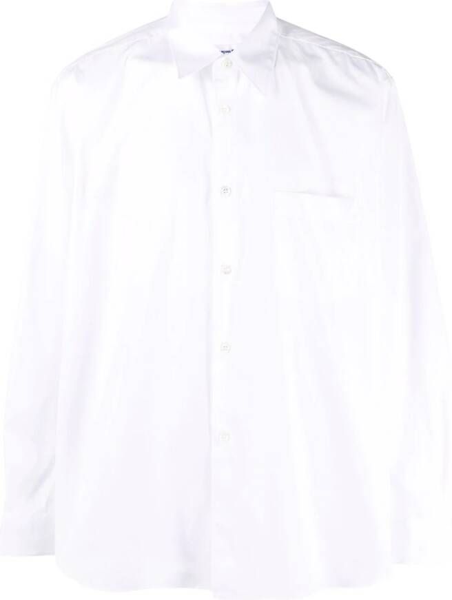 Comme Des Garçons Shirt Effen overhemd Wit