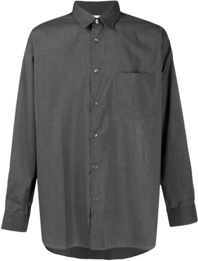 Comme Des Garçons Shirt Wollen overhemd Grijs