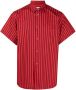 Comme Des Garçons Shirt Gestreept overhemd Rood - Thumbnail 1