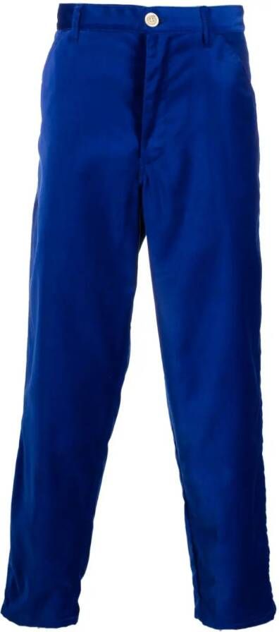 Comme Des Garçons Shirt Fluwelen broek Blauw