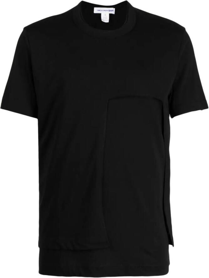 Comme Des Garçons Shirt Gelaagd T-shirt Zwart