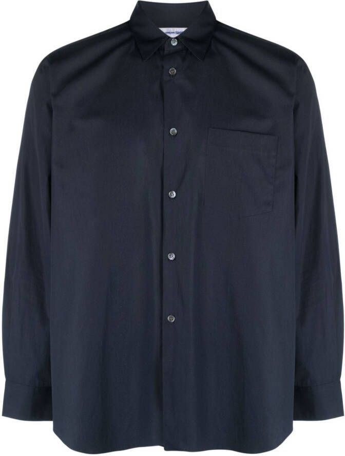 Comme Des Garçons Shirt Katoenen overhemd Blauw