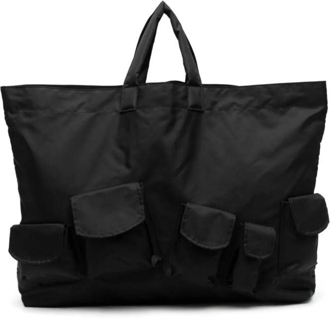 Comme Des Garçons Shirt Shopper met meerdere vakken Zwart