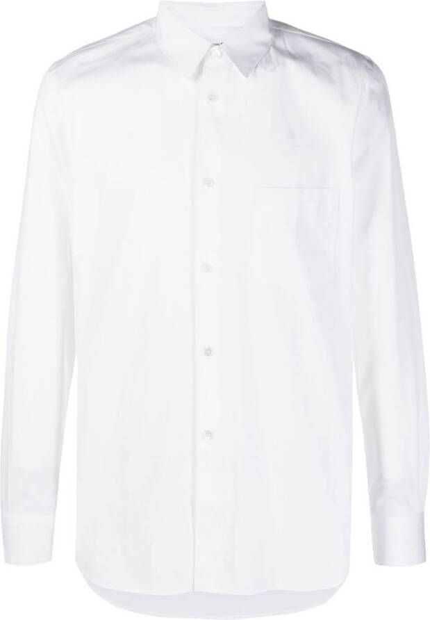 Comme Des Garçons Shirt Overhemd met borstzak Wit