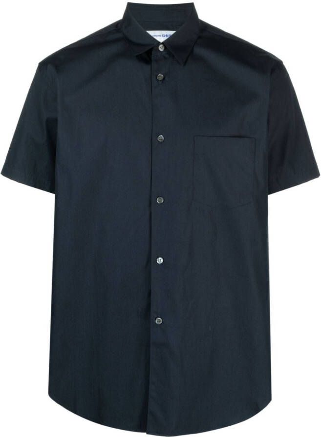 Comme Des Garçons Shirt Overhemd met korte mouwen Blauw