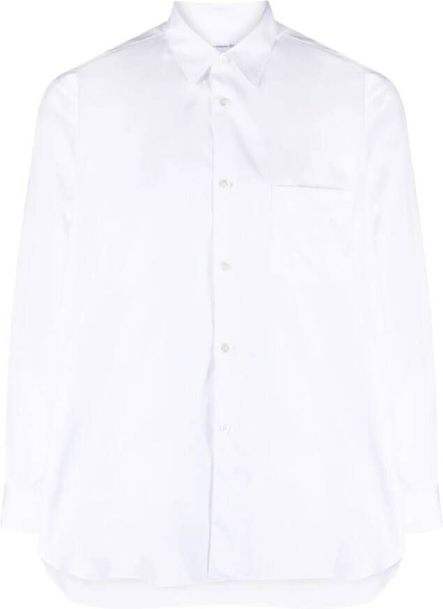 Comme Des Garçons Shirt Overhemd met opgestikte zak Wit