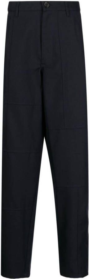 Comme Des Garçons Shirt Pantalon met vlakken Blauw
