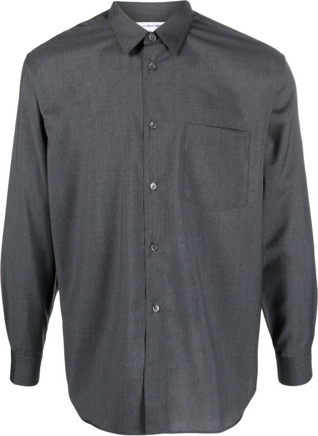 Comme Des Garçons Shirt Wollen overhemd Grijs