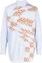 Comme Des Garçons Shirt x Brent Westfall overhemd met patchwork Blauw - Thumbnail 1