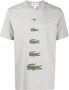 Comme Des Garçons Shirt x Lacoste T-shirt met logoprint Grijs - Thumbnail 1