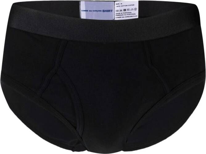 Comme Des Garçons Shirt Katoenen slip Zwart