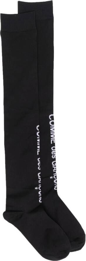 Comme Des Garçons Sokken met logoprint Zwart