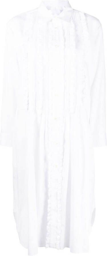 Comme des Garçons TAO Blouse met geplooid detail Wit