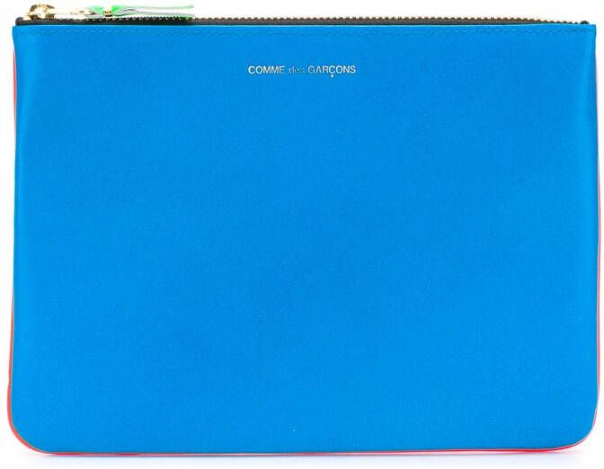 Comme Des Garçons Wallet colour block wallet Blauw