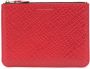 Comme Des Garçons Wallet Portemonnee met logo-reliëf Rood - Thumbnail 1