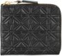 Comme Des Garçons Wallet embossed wallet Zwart - Thumbnail 1