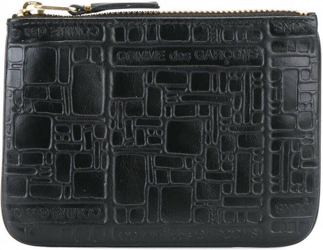 Comme Des Garçons Wallet Leren portemonnee Zwart