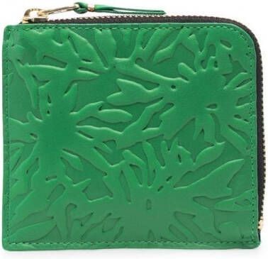 Comme Des Garçons Wallet Portemonnee met rits Groen