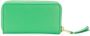 Comme Des Garçons Wallet geritste etui voor munten Groen - Thumbnail 1