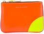 Comme Des Garçons Wallet Portemonnee met colourblocking Oranje - Thumbnail 1
