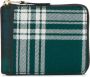 Comme Des Garçons Wallet Large Green Tartan Wallet Groen - Thumbnail 1