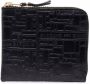 Comme Des Garçons Wallet Leren portemonnee Zwart - Thumbnail 1